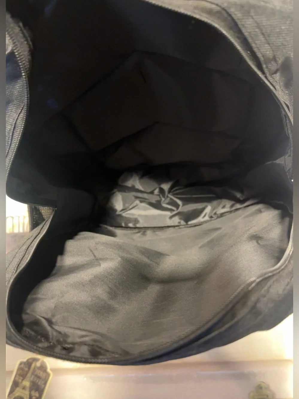 Bold Backpack, Graphic Print, Shark  Mouth, A Hand Pouring Liquid